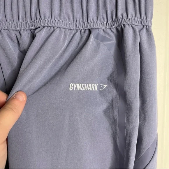 Gymshark Pro Perform Elite Reflective Track Pant Bottoms Steel Blue Size Medium - Picture 4 of 8